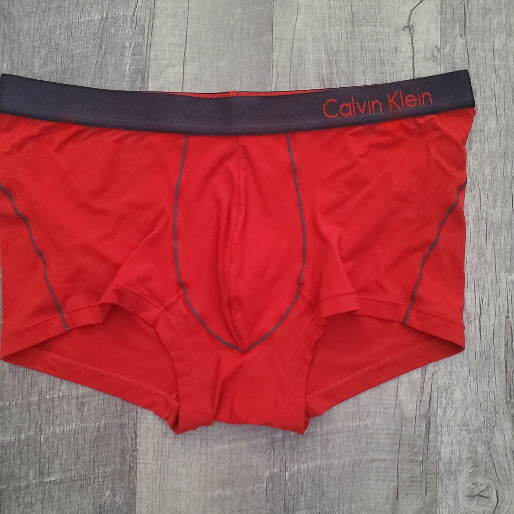 Calvin Klein Red Men's Boxer Briefs